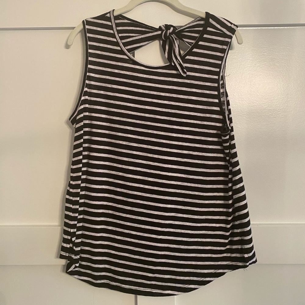 Striped Tie Tank